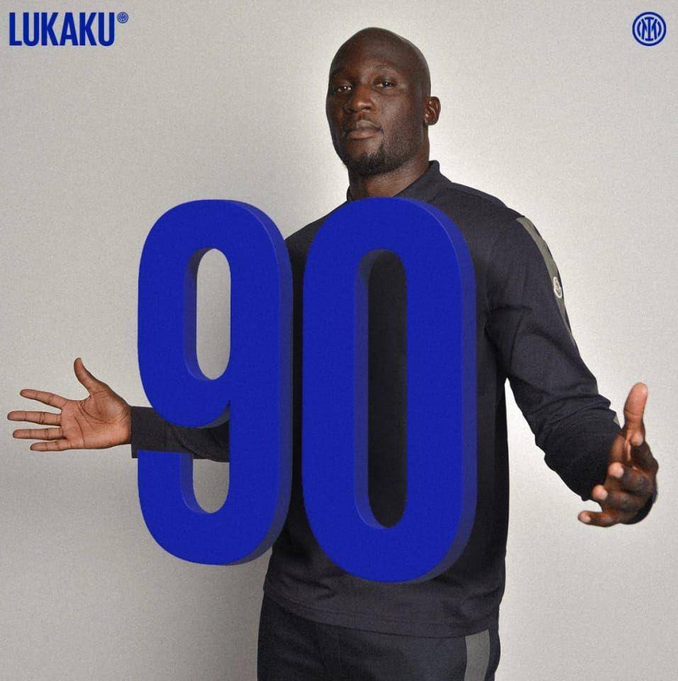Lukaku pakai nomor punggung 90 di Inter milan (thesun.co.uk)