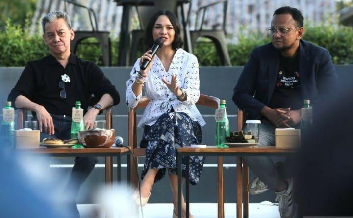 jumpa pers jelang perhelatan Prambanan Jazz Festival 2022 di Prambanan Jazz Caffe, Sleman, Kamis (30/6/2022). Antara Foto / Andreas Fitri Atmoko