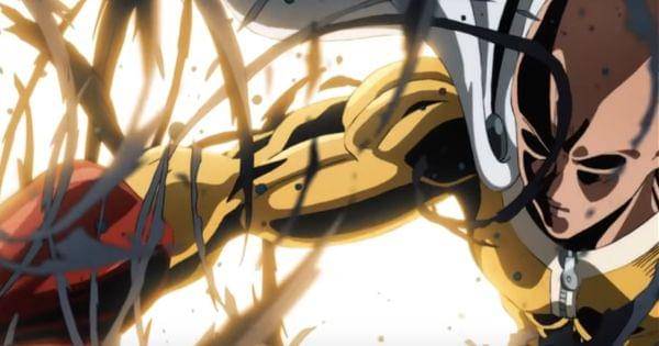 Saitama membunuh Elder Centipede ( Dok. Madhouse / One Punch Man )