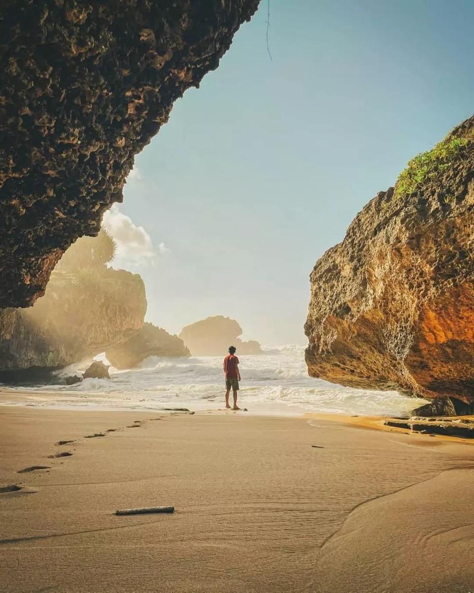 Pantai Mbuluk Gunungkidul (Instagram.com/explorejogya)