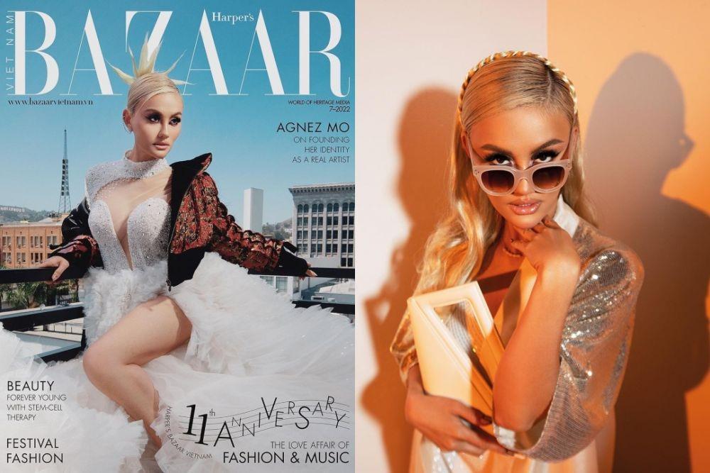 10 Potret Agnez Mo Jadi Cover Harper's Bazaar Vietnam, Flawless!