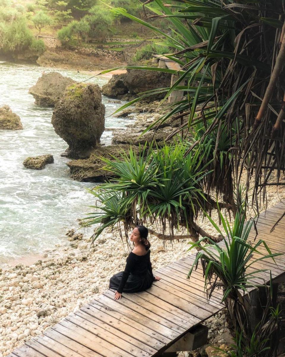 Pantai Mbuluk Gunungkidul (Instagram.com/sidqikuncoro)