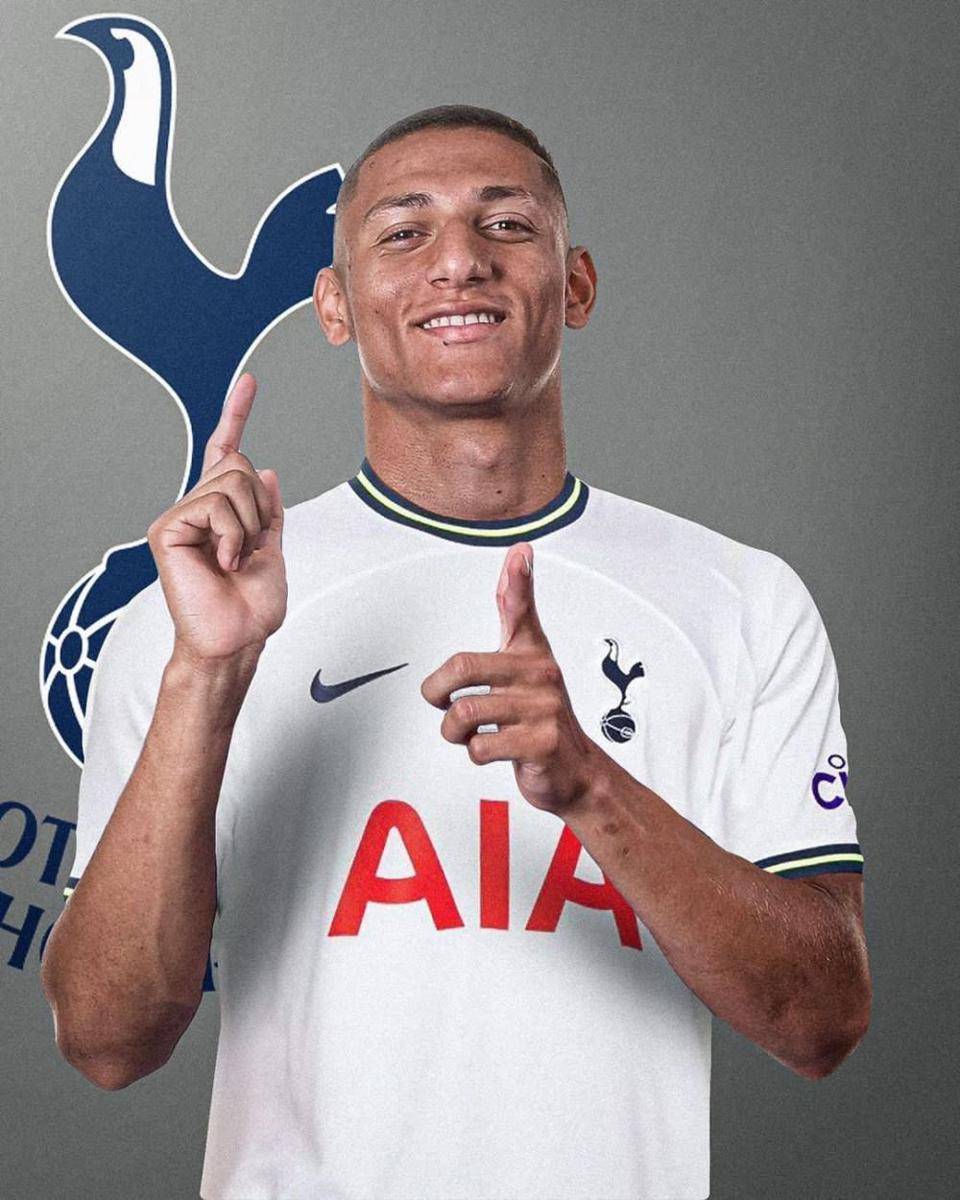 Richarlison resmi merapat ke Tottenham Hotspur. (twitter.com/FabrizioRomano)