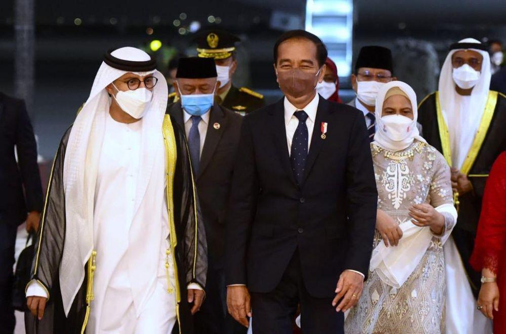 Presiden Jokowi tiba di Abu Dhabi, Uni Emirat Arab (dok. Sekretariat Presiden)