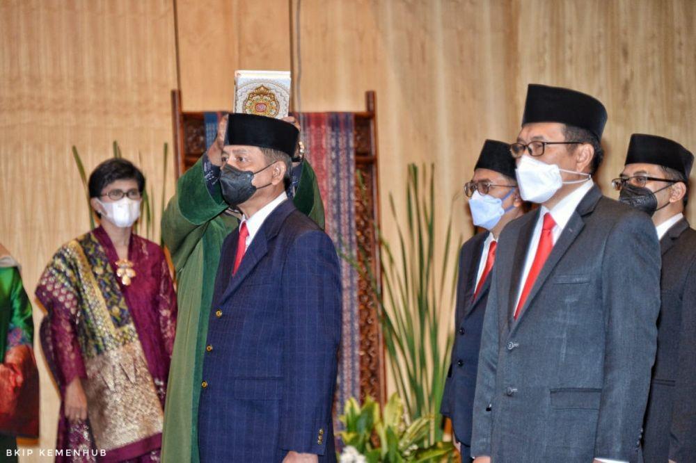 Menhub Lantik Mantan Kapolda Lampung Jadi Dirjen Perhubungan Darat