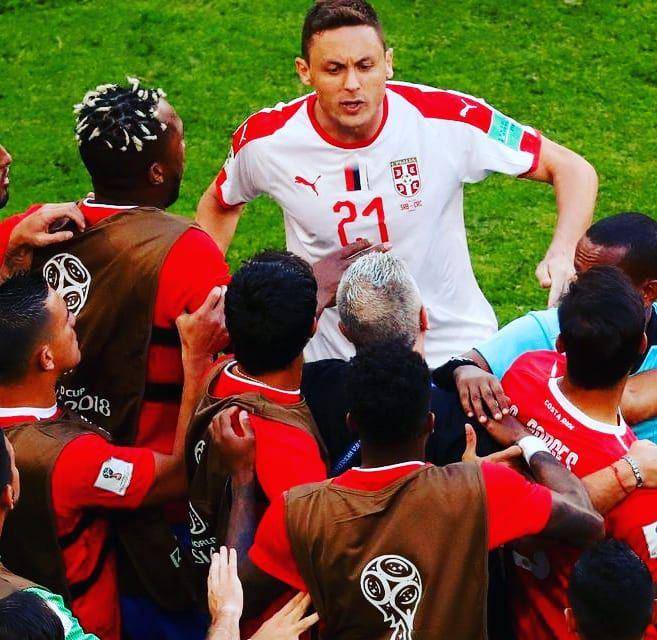 Nemanja Matic saat membela Timnas Serbia di Piala Dunia 2018 (instagram.com/nemanjamatic)