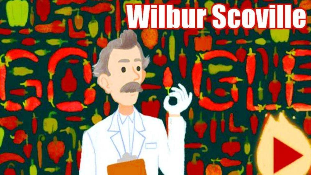 Google Doodle Wilbur Scoville (dok. Google)