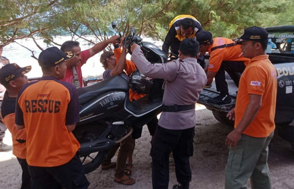Sepeda milik korban diamankan Polisi. (Dok. SAR Satlinmas Wilayah 1 Gunungkidul)