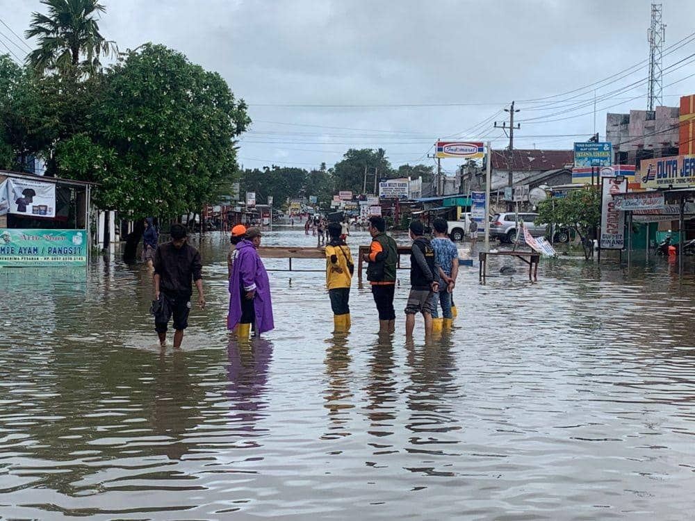 Kondisi Bengkulu saat banjir (Dok: BNPB)