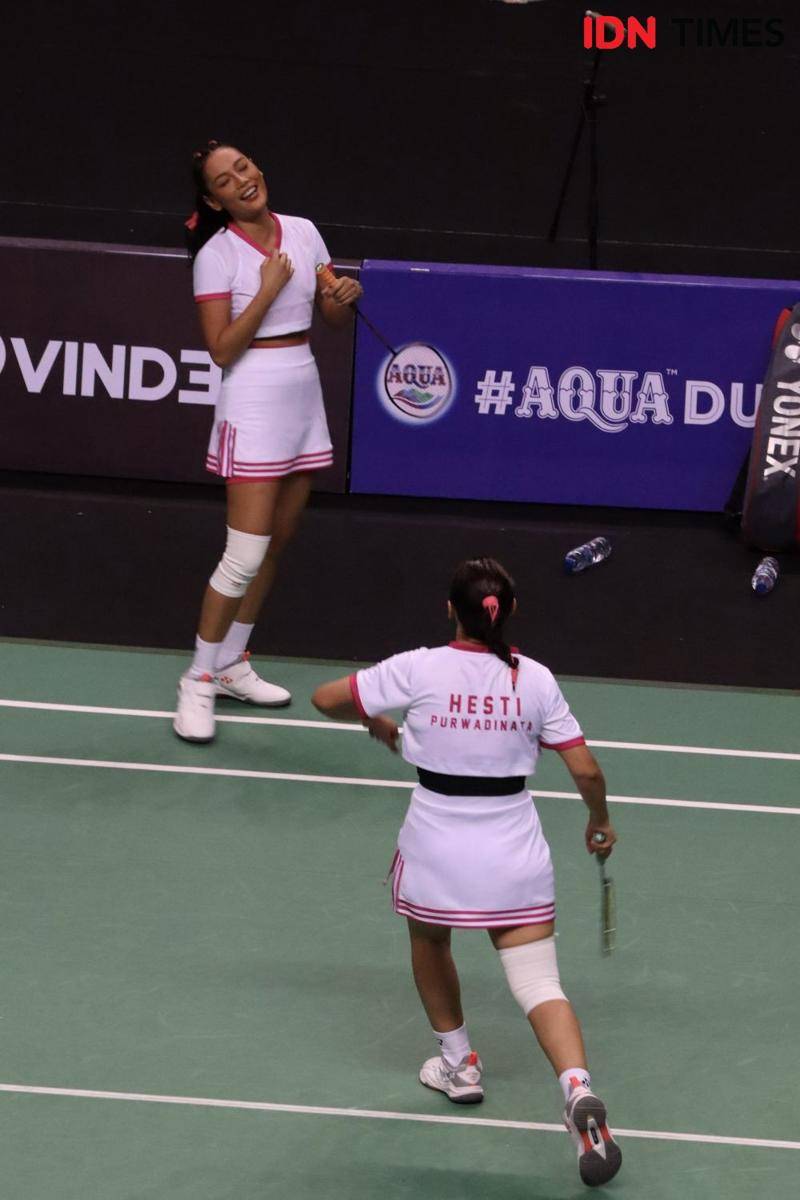 pertandingan Erica Carl-Hesti vs Raisa-Anya (IDN Times/Rafifa Shabira)