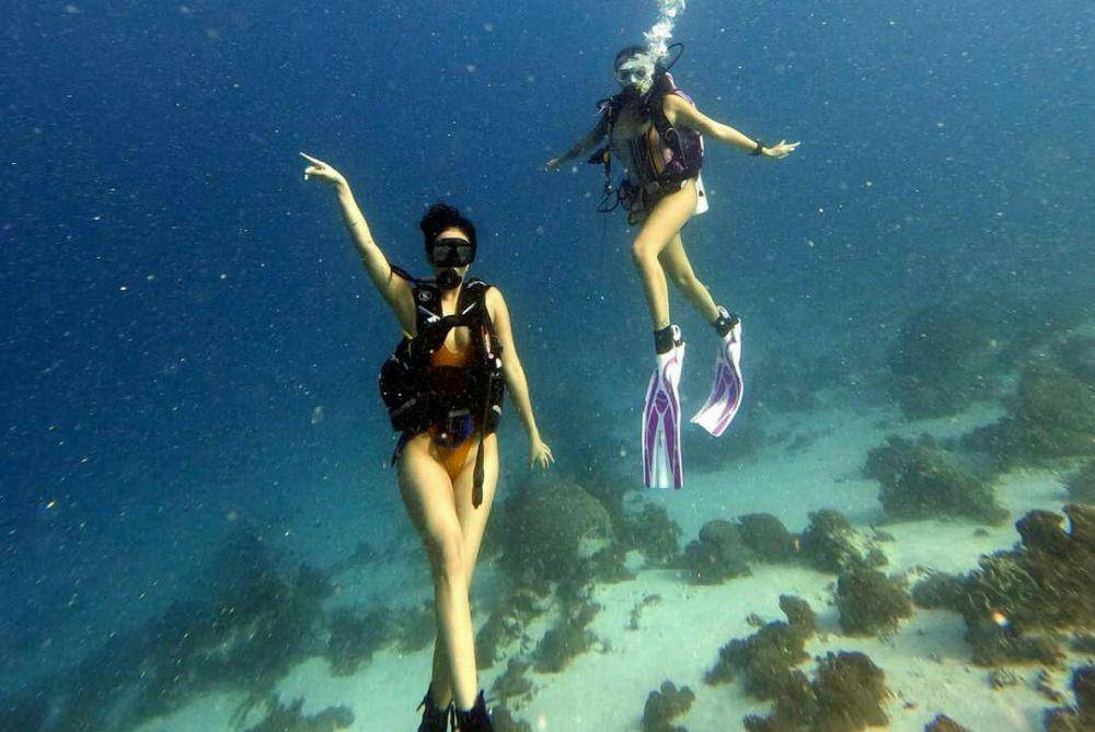 potret Erika Carilna olahraga menyelam (instagram.com/eri.carl)