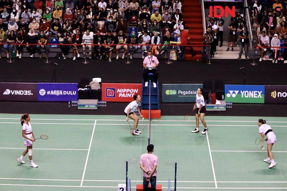 pertandingan Erica Carl-Hesti vs Raisa-Anya (IDN Times/Rafifa Shabira)