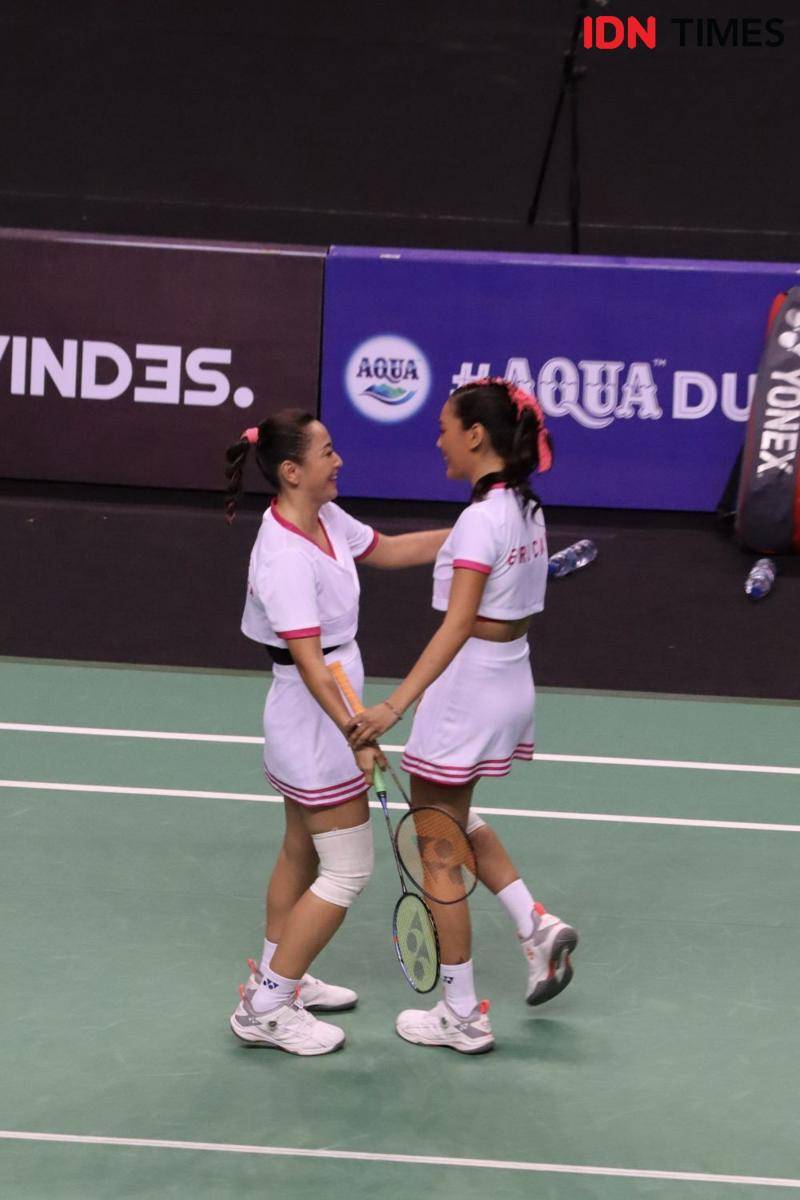 pertandingan Erica Carl-Hesti vs Raisa-Anya (IDN Times/Rafifa Shabira)