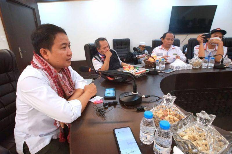 Direktur Jenderal Penyelenggaraan Haji dan Umrah Kementerian Agama RI Hilman Latief di Mekkah, Sabtu, 2 Juli 2022. (ANTARA/HO.MCH2022)