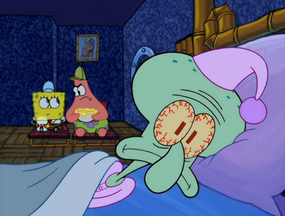 adegan Spongebob dan Patrick di rumah Squidward (spongebob.fandom.com)