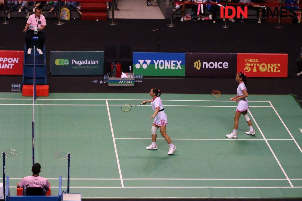 pertandingan Erica Carl-Hesti vs Raisa-Anya (IDN Times/Rafifa Shabira)