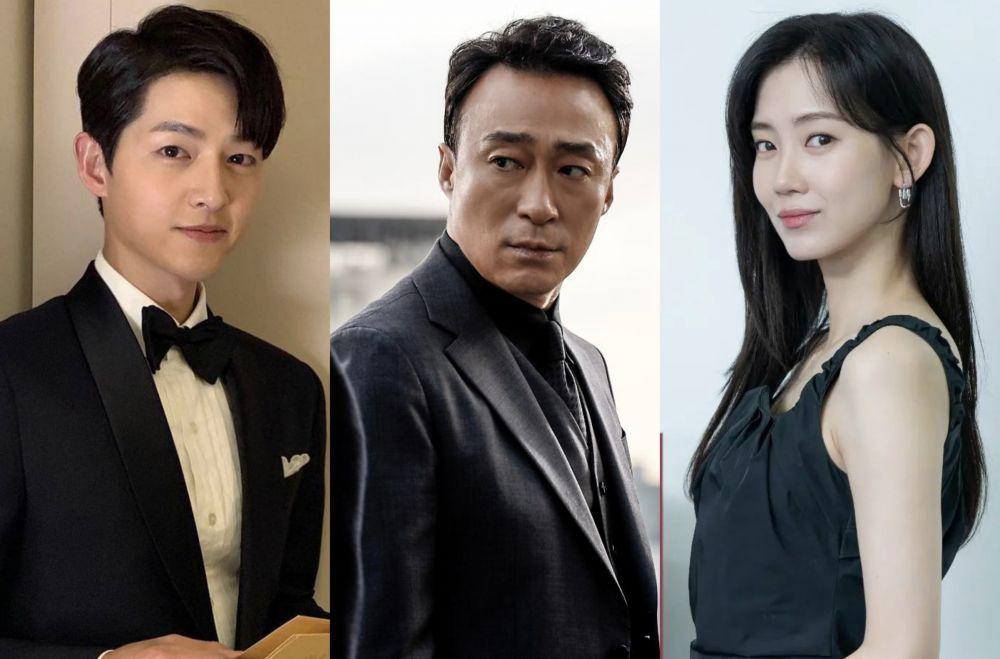 Song Joong Ki | Lee Sung Min | Shin Hyun Bin (instagram.com/historydnc | post.naver.com/호두앤유ent | instagram.com/yooborn_official)