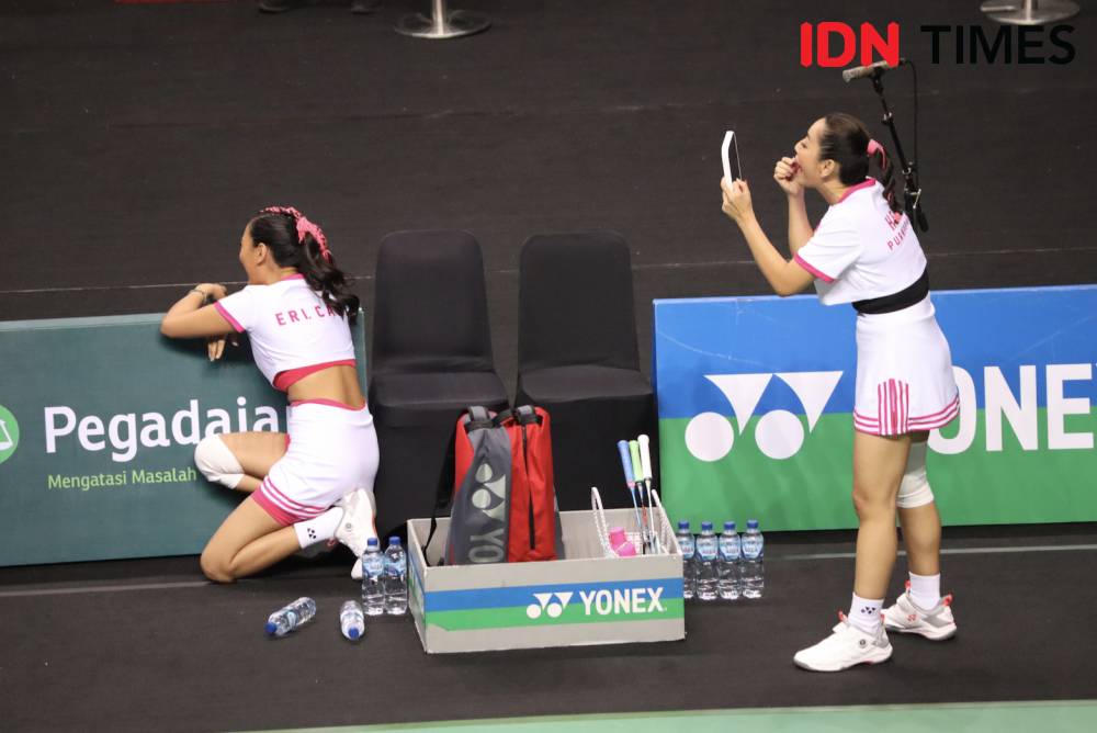 pertandingan Erica Carl-Hesti vs Raisa-Anya (IDN Times/Rafifa Shabira)