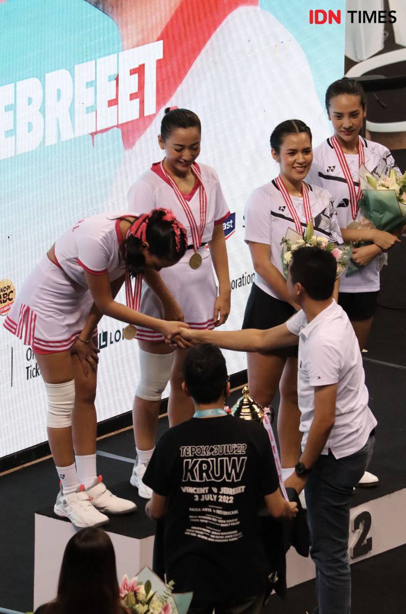 pertandingan Erica Carl-Hesti vs Raisa-Anya (IDN Times/Rafifa Shabira)