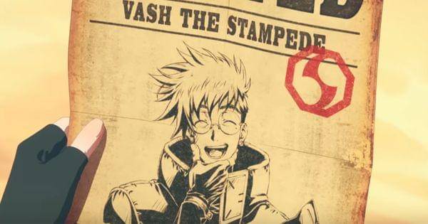 Poster buronan Vash The Stampede  ( Dok. Orange / Trigun Stampede )