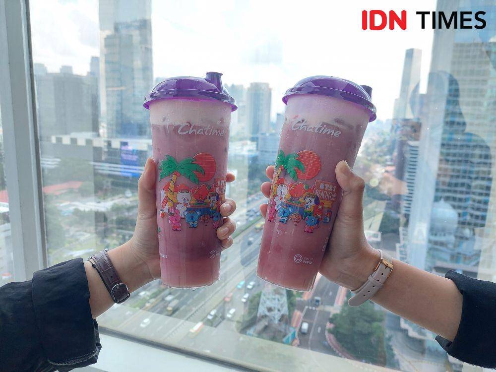 Menu terbaru Chatime dan BT21 (IDN Times/Dhiya Awlia Azzahra)