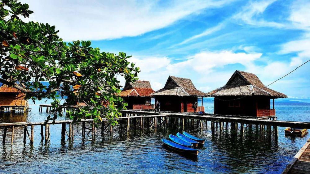 10 Potret Wisata Tanjung Rappa Pelangi di Halmahera Barat, Eksotis!