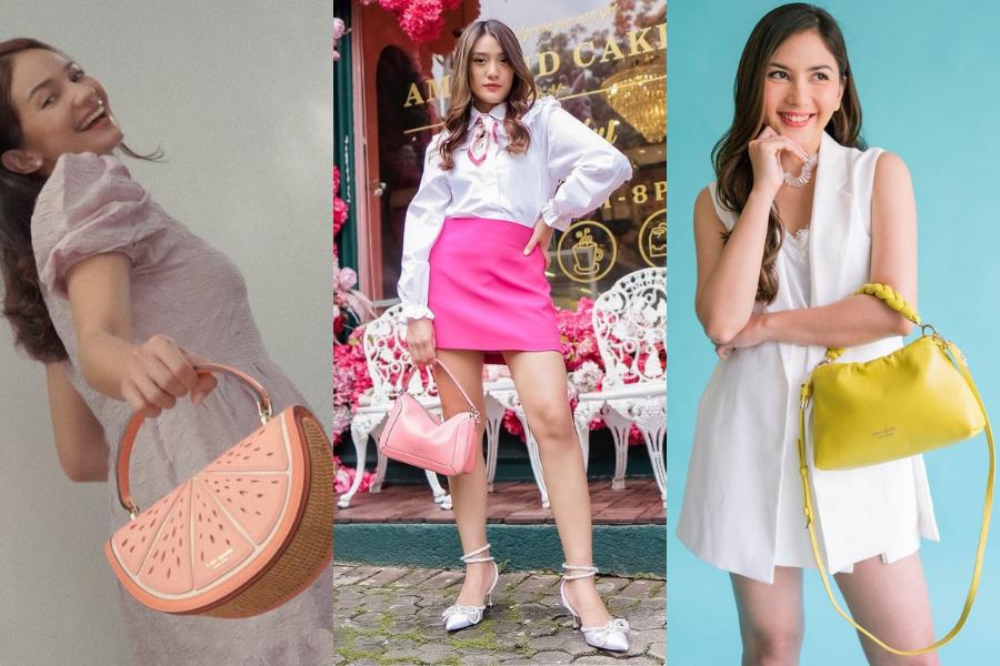 5 Inspirasi Gaya Artis dengan Tas Kate Spade, Berbagai Look Stylish!