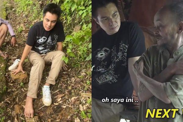 10 Potret Baim Wong ke Tengah Hutan Datangi Pasangan Lansia