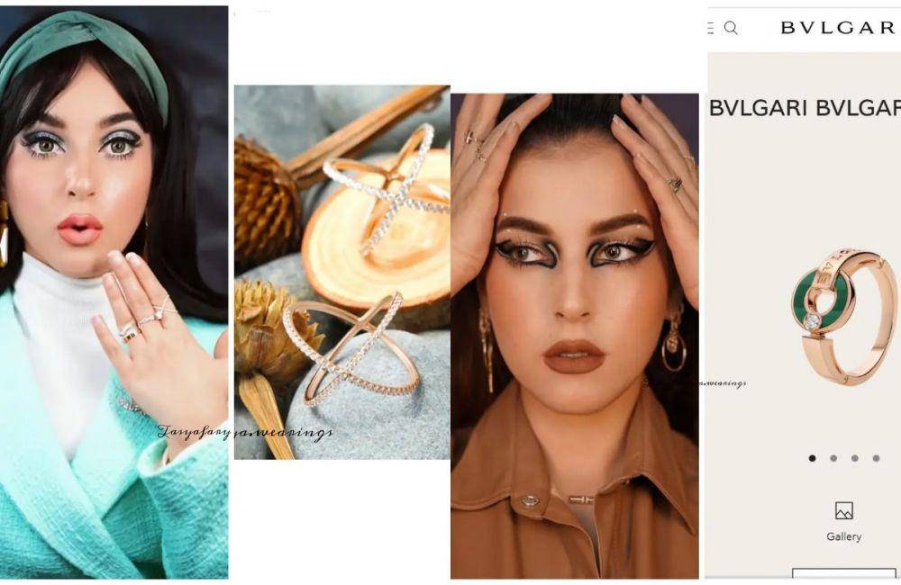 kolase cincin mewah milik Tasya Farasya (instagram.com/tasyafarasya.wearings | instagram.com/tasyafarasya.wearings)