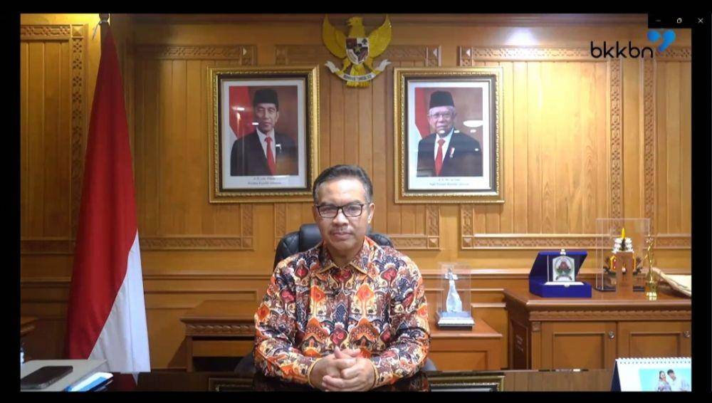 Kepala BKKBN, Dr (HC) dr. Hasto Wardoyo,Sp.Og pada Webinar "Cara Tepat Memilih Kontrasepsi: Atur Jarak Kehamilan dan Cegah Stunting", Senin (4/7/2022). (Dok. Tentang Anak).