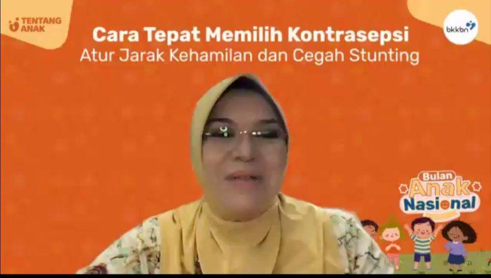 Prof. Dr. dr. Dwiana Ocviyanti, SpOG(K), MPH pada Webinar "Cara Tepat Memilih Kontrasepsi: Atur Jarak Kehamilan dan Cegah Stunting", Senin (4/7/2022). (Dok. Tentang Anak).