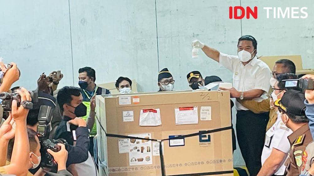 94 Ribu Dosis Vaksin PMK Tiba di Bandara Soetta