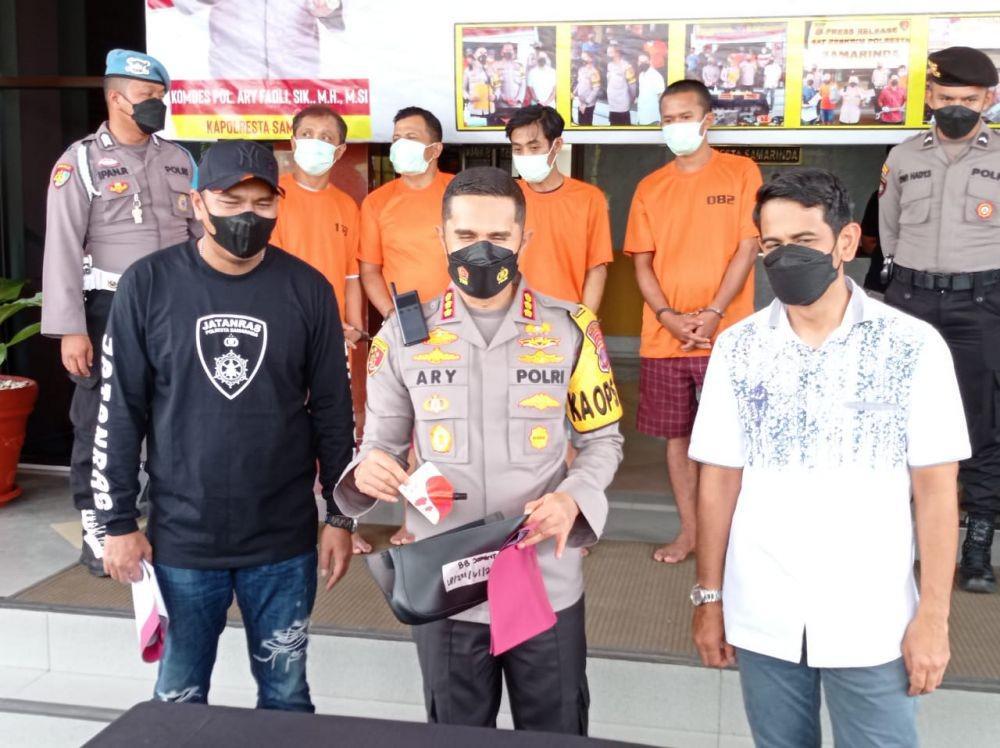 Tiga Warga Jember Diringkus Polisi di Samarinda, karena Gendam