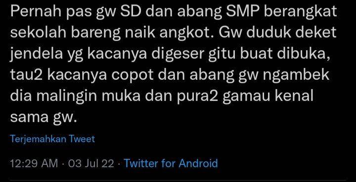 obrolan kocak warganet ketika masih kecil (twitter.com/blaakpink)