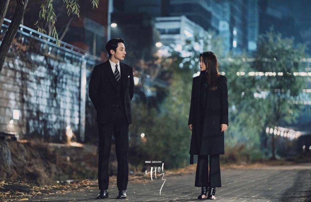 Lee Soo Hyuk dan Kim Hee Sun di drama Tomorrow (instagram.com/mbcdrama_now)