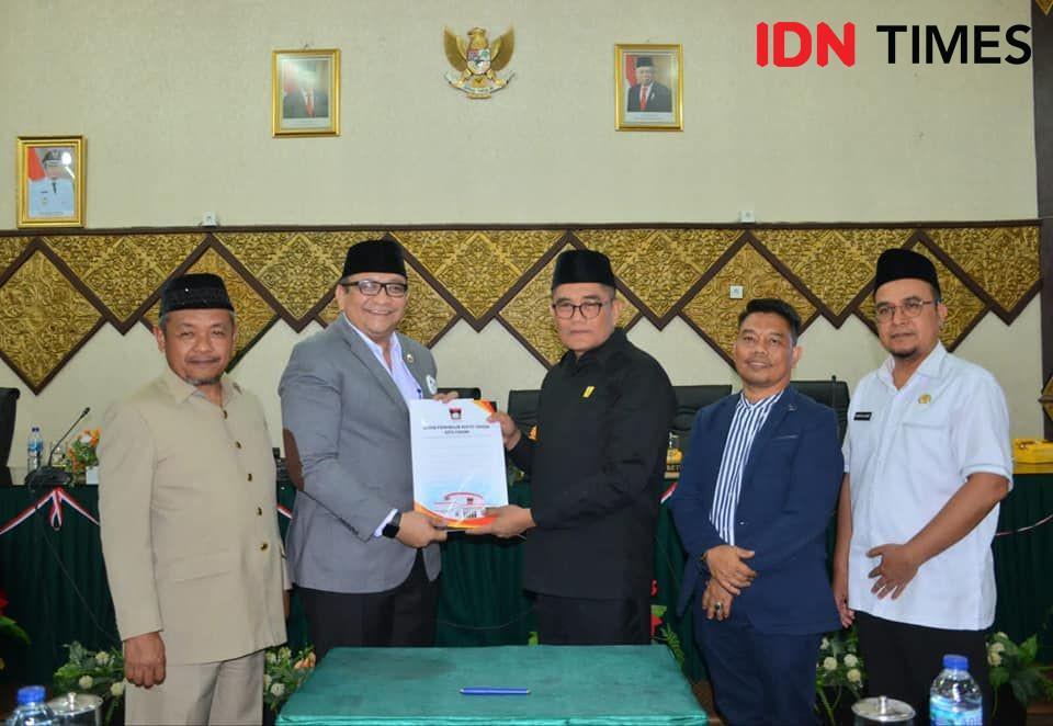 Pengesahan Perda Penyelenggaraan Transportasi Darat. Doc. IDN Times