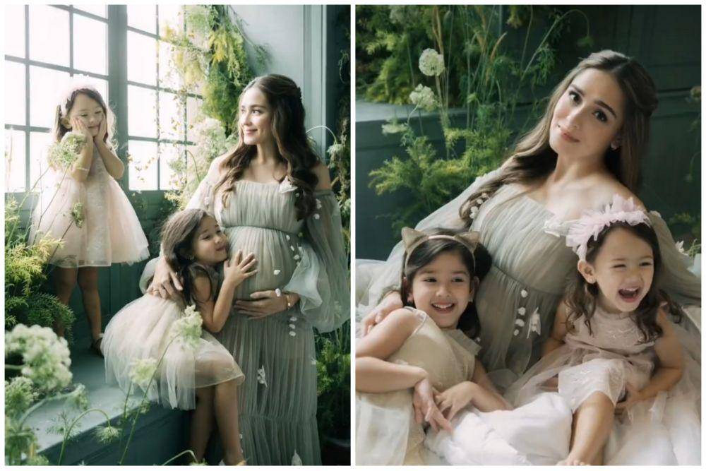 Potret maternity Yasmine Wildblood bersama buah hati. (instagram.com/babyaxioo)
