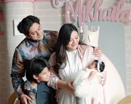 potret akikah anak kedua Eriska Rein (instagram.com/eriskarein)