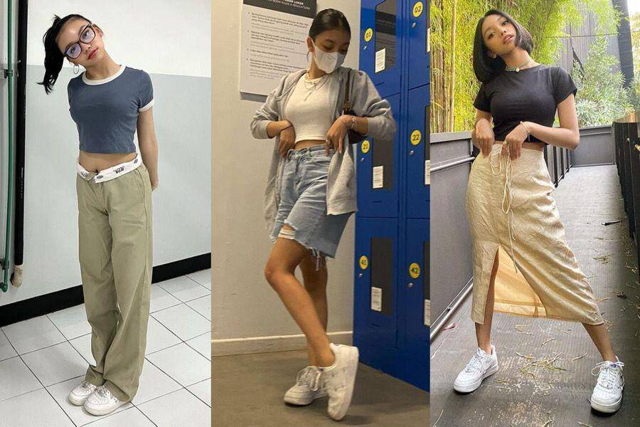 Padu padan crop top ala Naura Ayu (instagram.com/naura.ayu)