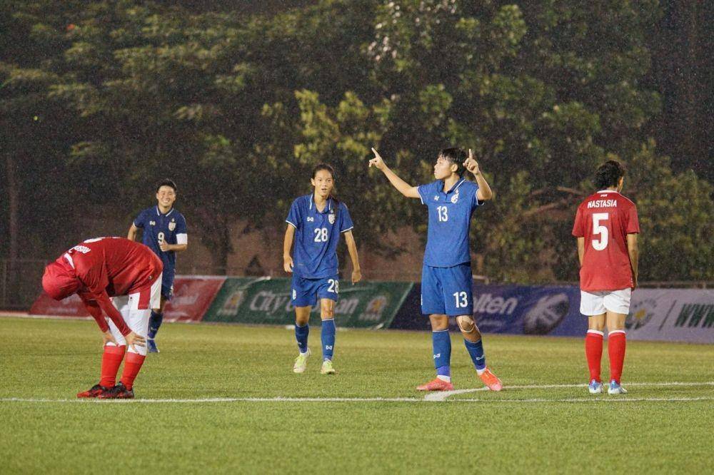 Timnas Wanita Indonesia vs Thailand, Senin (4/7/2022). (dok. PSSI)
