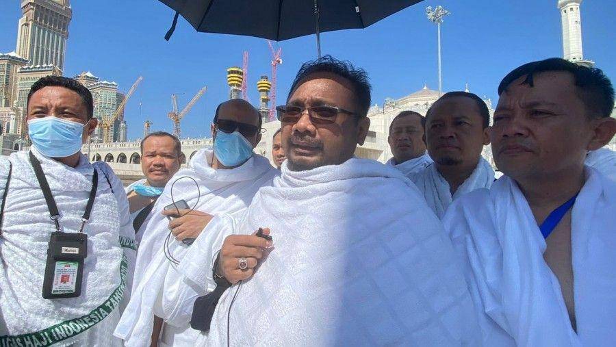 Menag Yaqut Cholil Qoumas usai tunaikan Umrah Wajib. (Dok. Kemenag).