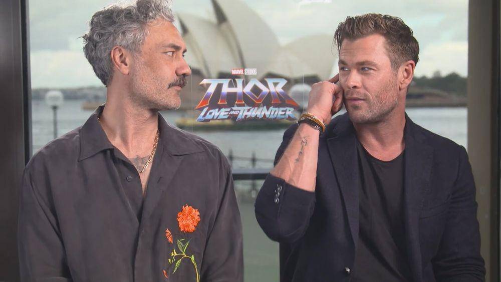 Iqbaal ketemu Chris Hemsworth dan Taika Waititi (youtube/Iqbaal Ramadhan)
