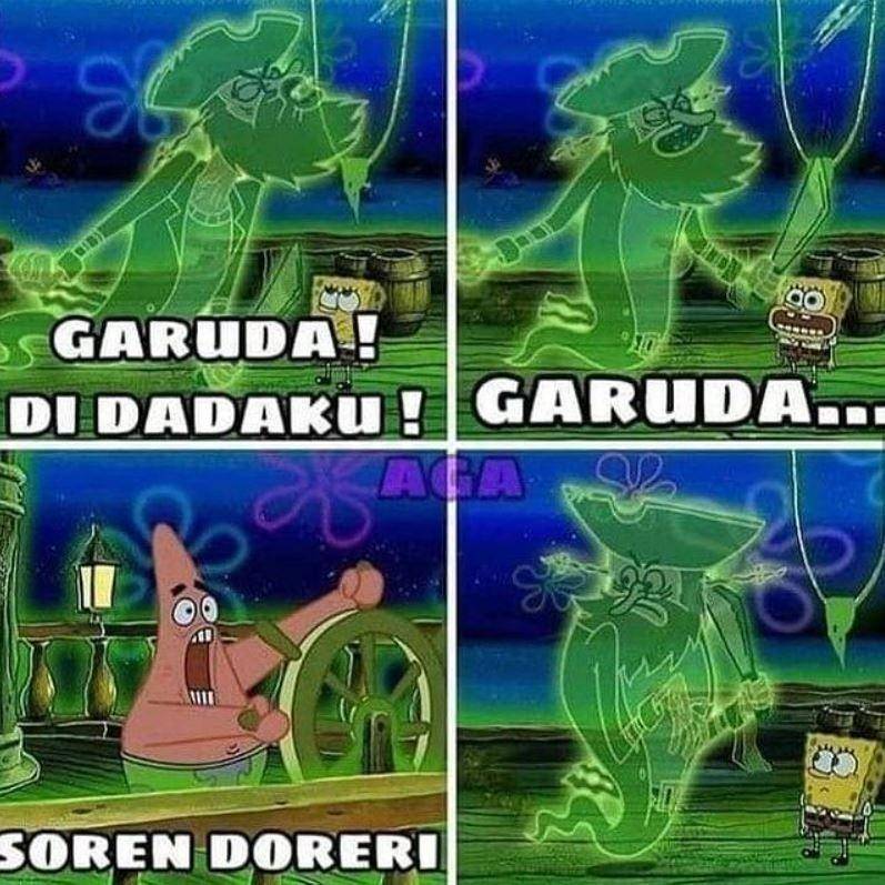 meme pelesetan lirik (instagram.com/kelucuan.sosialmedia)