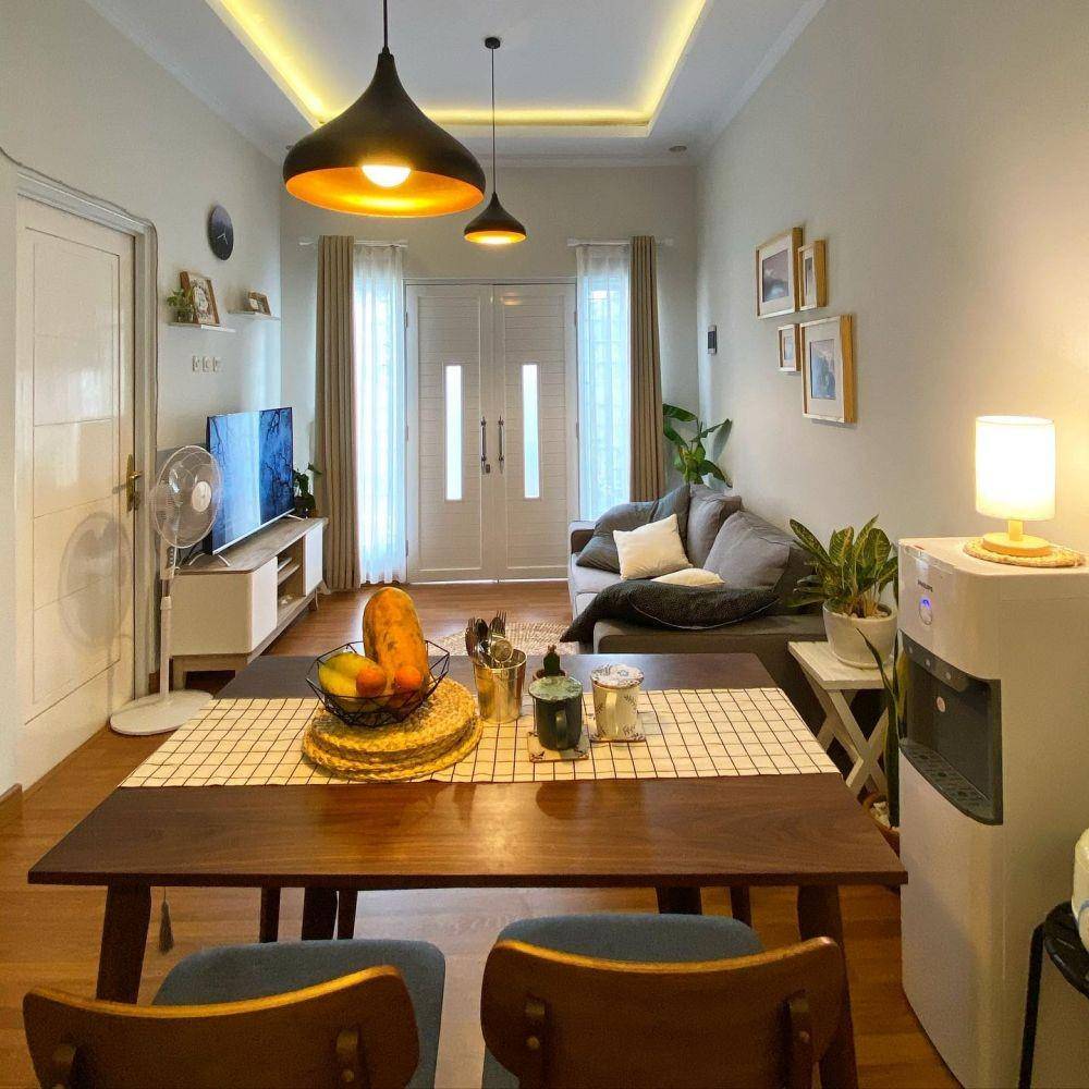 Desain Rumah Mungil tanpa Sekat (instagram.com/biasalahanakmuda)