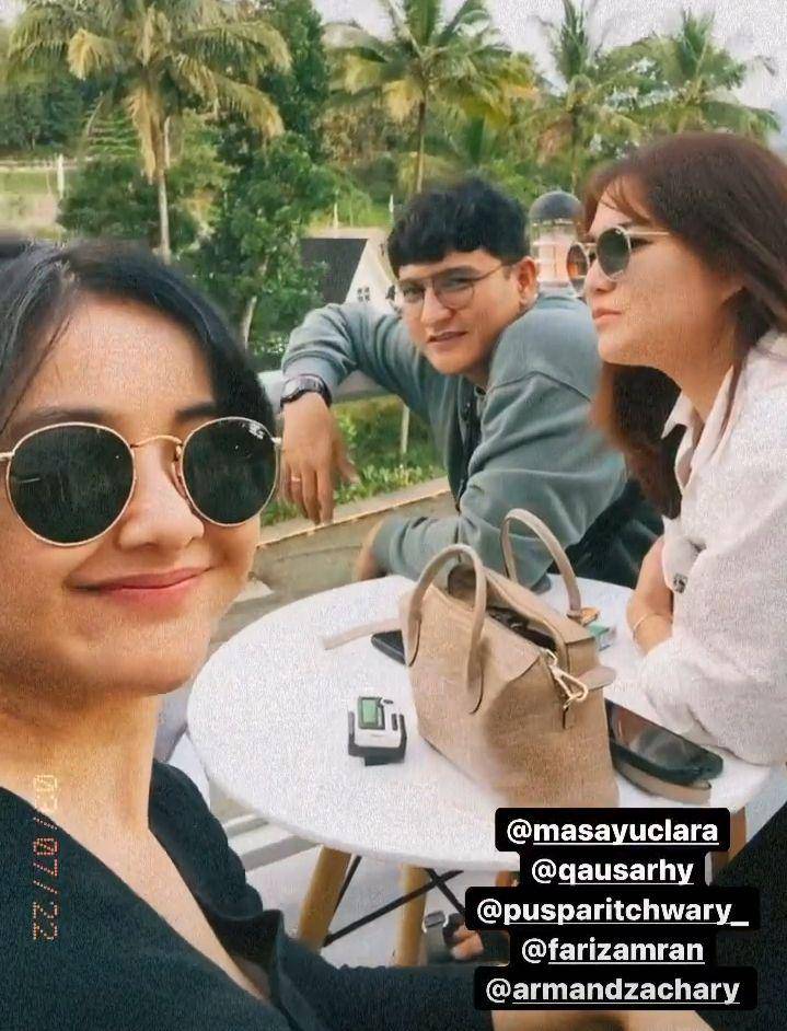 triple date Masayu, Adinda dan Puspa (instagram.com/dindazani)
