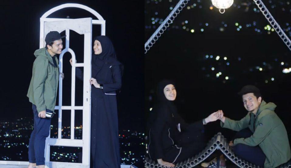9 Potret Sweet Dhini Aminarti dan Dimas Seto Liburan ke Lombok