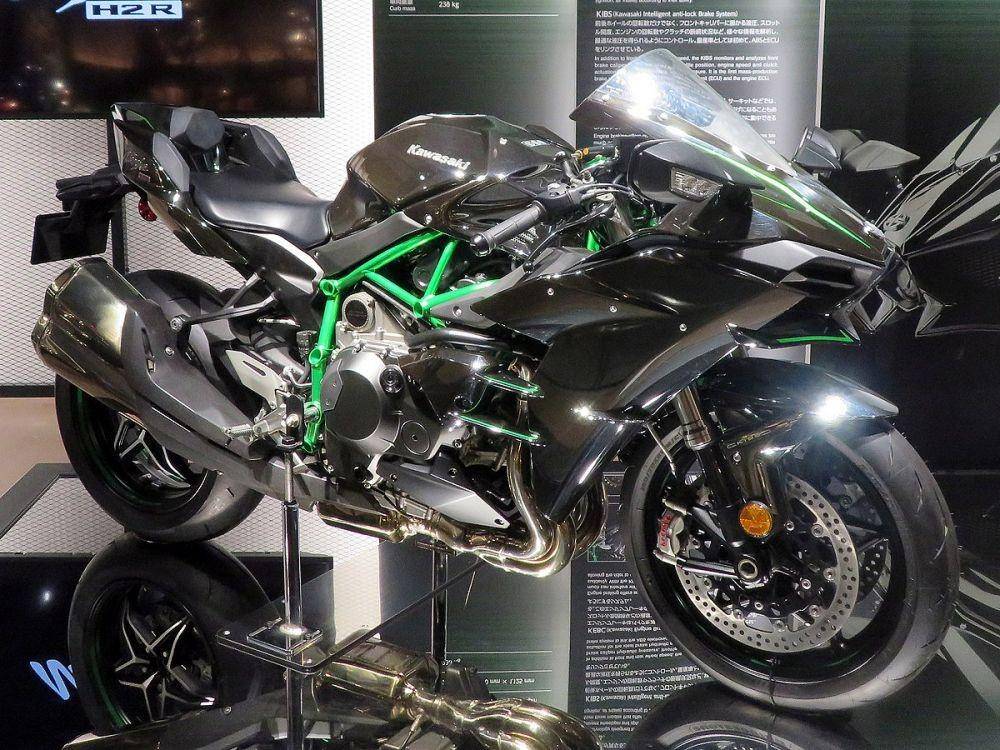 Ilustrasi Kawasaki Ninja H2 (commons.wikimedia.org/Tokumeigakarinoaoshima)