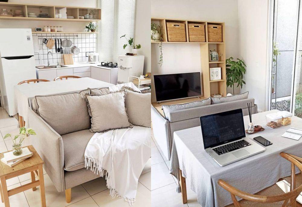Desain Rumah Mungil tanpa Sekat (instagram.com/ruma.ciel)
