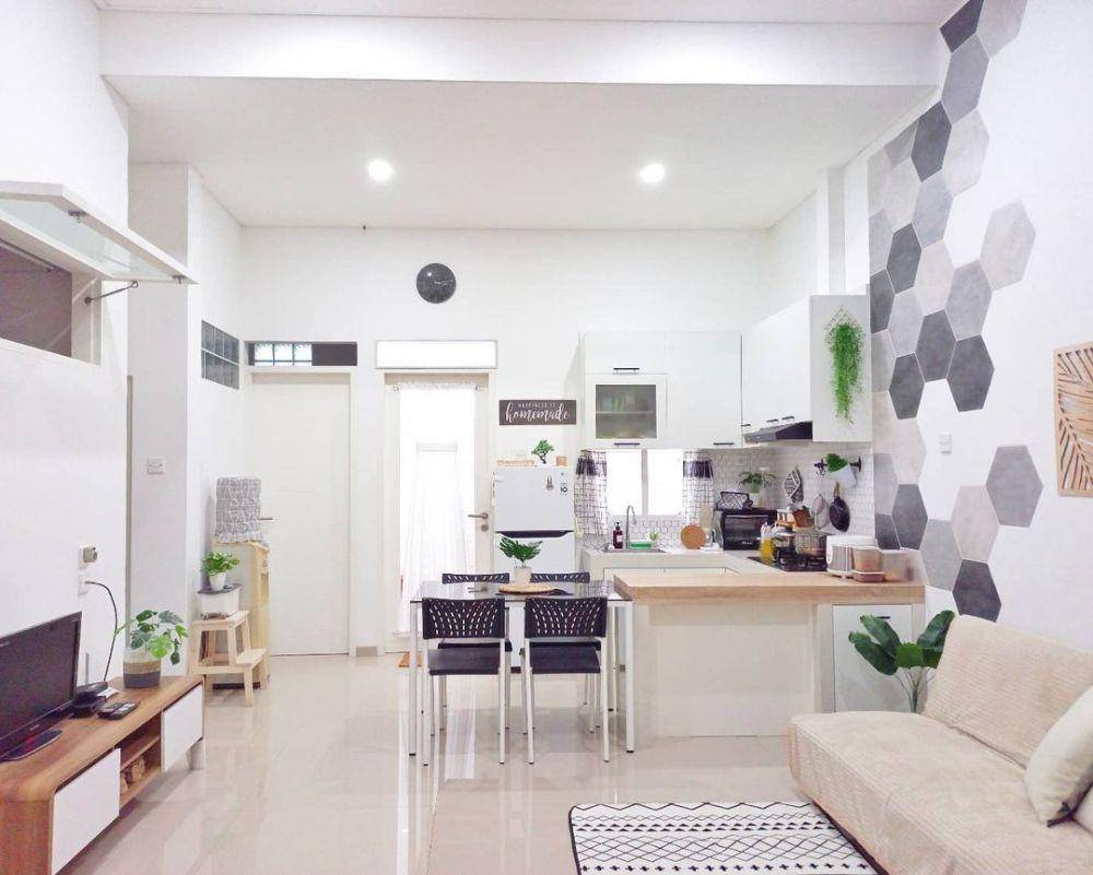 Desain Rumah Mungil tanpa Sekat (instagram.com/rumah.riqata)
