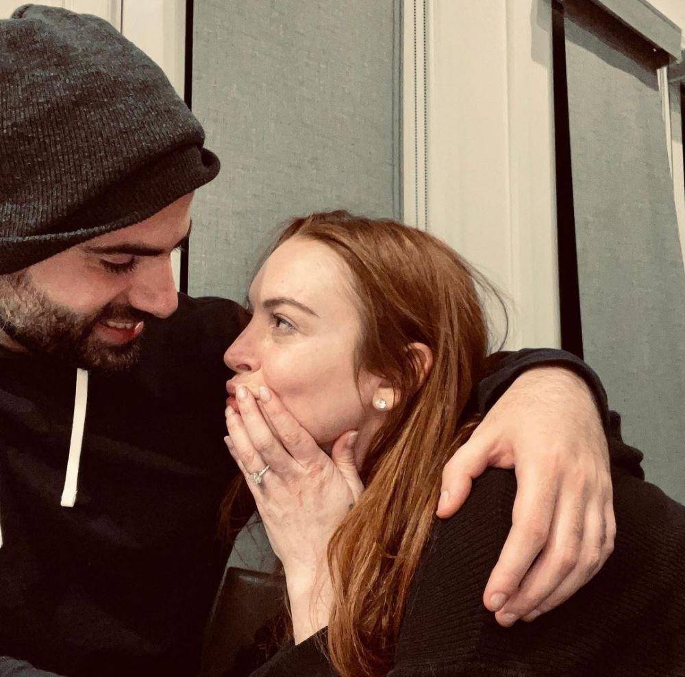 Lindsay Lohan dan Bader Shammas (instagram.com/lindsaylohan)